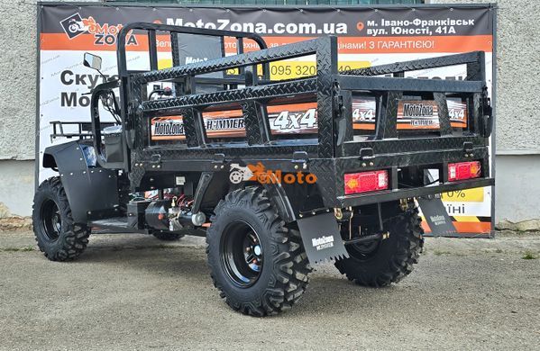 Квадроцикл Hummer 300 4x4. Black. Повнопривідний. Вантажний