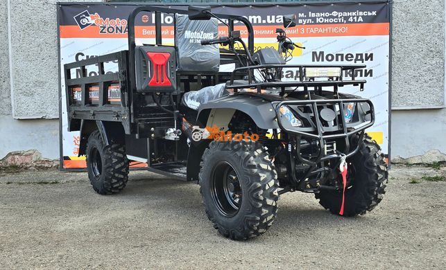 Квадроцикл Hummer 300 4x4. Black. Повнопривідний. Вантажний