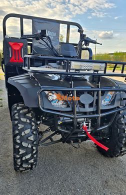 Квадроцикл Hummer 300 4x4. Black. Повнопривідний. Вантажний 160см кузов