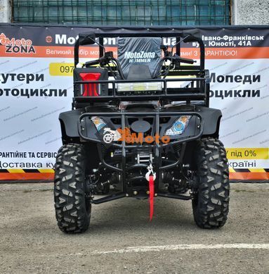 Квадроцикл Hummer 300 4x4. Black. Повнопривідний. Вантажний 160см кузов