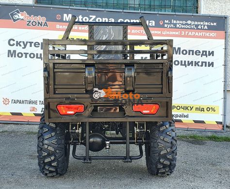 Квадроцикл Hummer 300 4x4. Black. Повнопривідний. Вантажний 120см борт