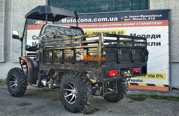 Квадроцикл Hummer 400 4x4. Black. Полнопиводный. Грузовой 150см борт