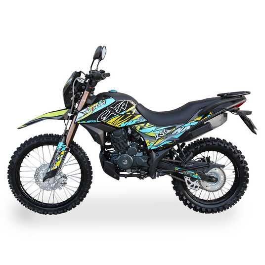 Кроссовый мотоцикл Shineray XY 250GY-6C Желто-Голубой купить